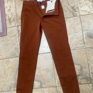 Banana Republic Men's Chinos in Deep Rust Brown 30 x 32 New